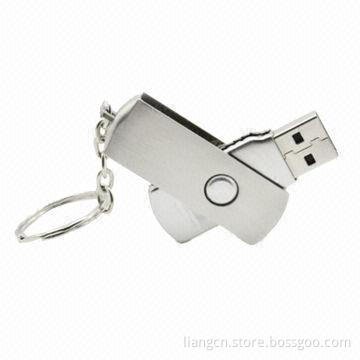 Real capacity competitive price metal swivel USB flash drive